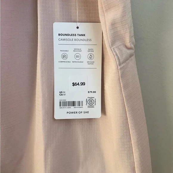 Athleta Women's Pink Sleeveless Top Medium - Picture 3 of 9